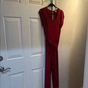 Old Navy Vibrant Red Jumpsuit